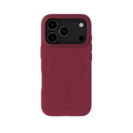 holdit iPhone 17 Pro Max Mobilskal Soft MagSafe Red Velvet