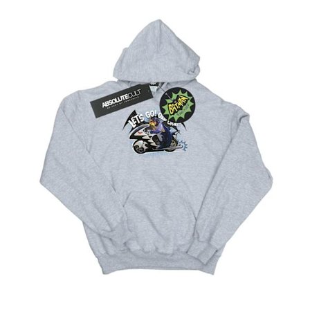 DC Comics Girls Batman TV-serie Bat Bike Hoodie 7-8 år Sportig