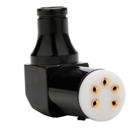 Hifi Vinyl LP Phono 5-pin DIN Stik 90 graders Sæde Hun DIN