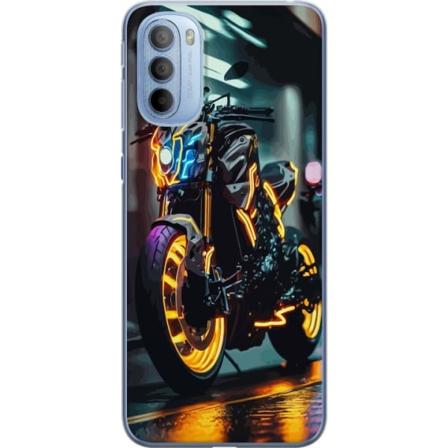 Motorola Moto G31 Läpinäkyvä kuori Moottoripyörä