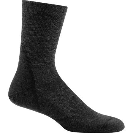 Darn Tough Men's Light Hiker Micro Crew Light Cushion Men hiking socks Black S