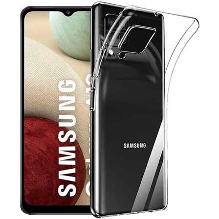 Skyddsfodral - PROSHOP - för Samsung Galaxy A12 - Mjuk gel-fodral - Transparent - Stötabsorberande