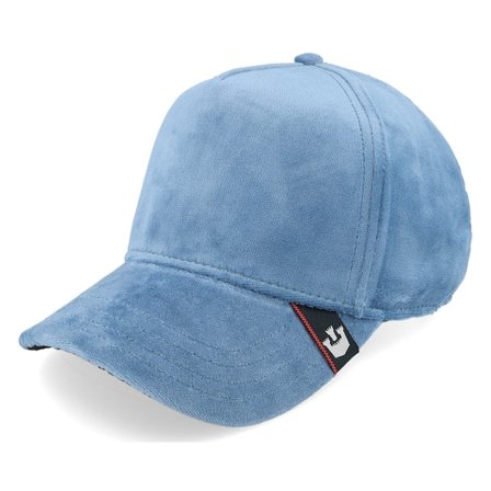 Goorin Bros. - Velour Blank Velvet Nude Blue Trucker Trucker Blue Cap - @ Hatstore
