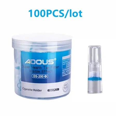 100 stk Engangs Cigaret Holder Mundstykke Opgiven Cigaretfilter Tips Tobak Tjærefiltrering Rengøringsholder Mænd Gave