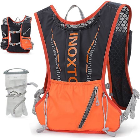 Væskevest Ryggsekk, lett vannløpervestpakke med 1,5 l vannblasetank Dagstursekk for tursti Løping Sykkeltur Maraton for kvinner