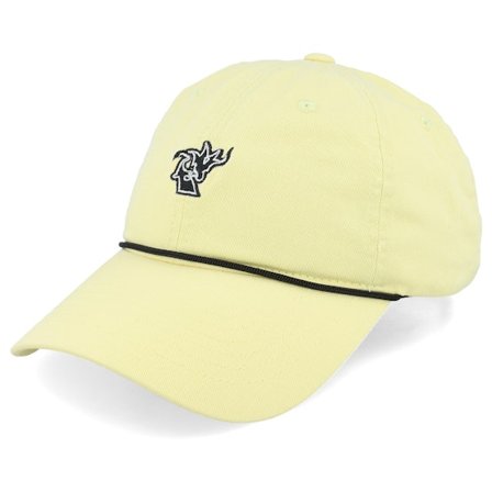 Appertiff - Yellow unconstructed Czapka Z Daszkiem - Bakkå Incognito Used Yellow Dad Cap @ Hatstore