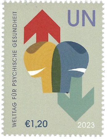 FN Wien - Mentalt helbred - Postfrisk frimærke