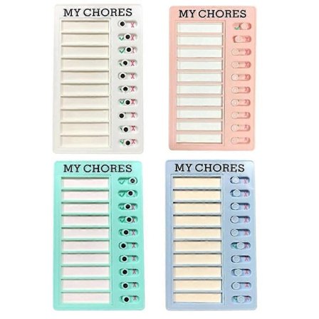 4 Stykker Oppgavetavle for Barn, To-Do Liste, Oppgavetavle, Gjenbrukbar To-Do Liste, for Barn Voksne Hjem Skole Klasserom [DB]
