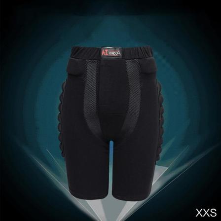 Titel: 3d för skydd höft lycra bomull eva vadderad skyddsutrustning skyddsplatta S (XXS (4-6 år gammal) F)
