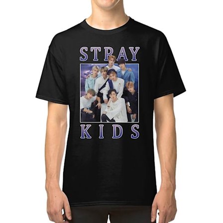 STRAY KIDS T-paita vintage retro bändityylissä 90-luvulta