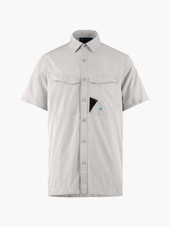 Klättermusen Syn SS Skjorte Herre - Silver Creme - Men's - M