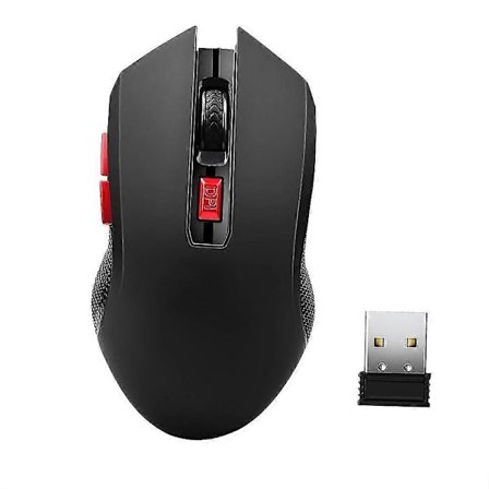 YWYT G817 Trådlös Mus 2.4G Trådlös Gamingmus 2400DPI 6 Knappar Optisk Ergonomisk Mus med U