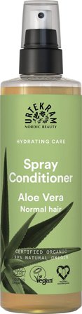 Urtekram Spray conditioner leave in aloe vera øko 250 ml 250 ml, Hår, Shampoo & Hårpleje, Leave-in Conditioner