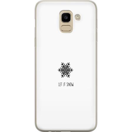 Samsung Galaxy J6 Gjennomsiktig deksel La det snø
