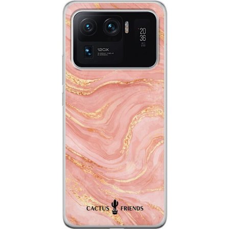 Yhteensopiva Puhelinkuori Xiaomi Xiaomi Mi 11 Ultra Cactus and Friends – RoseGoldFlow