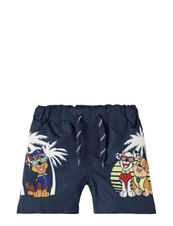 Nmmmessi Pawpatrol Long Swimshorts Cplg Badeshorts Marineblå Name It*Betinget Tilbud
