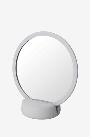 Blomus - Sminkespeil Sono, diameter 17 cm - Grå - Baderomstilbehør - Fra Homeroom