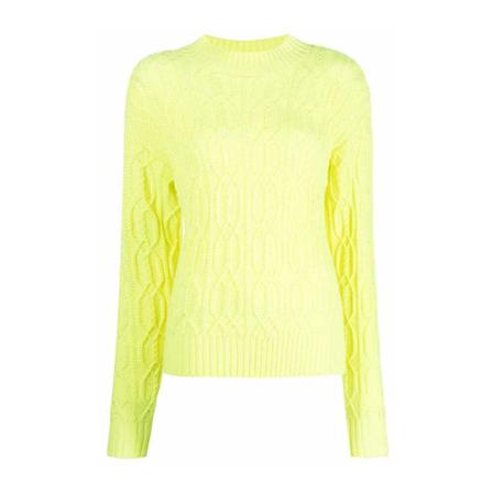 Patrizia Pepe, Sweater Geel, Dames, Maat:M