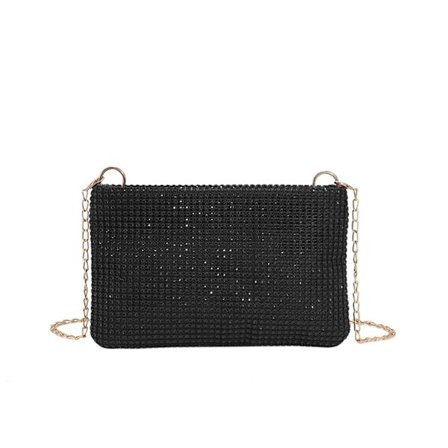 Naisten Bling Messenger -laukku Glitter Olkalaukku Ketjuhihna Corssbody-laukut Kiiltävä Clutch-kukkaro Cocktail-juhliin Klubiin