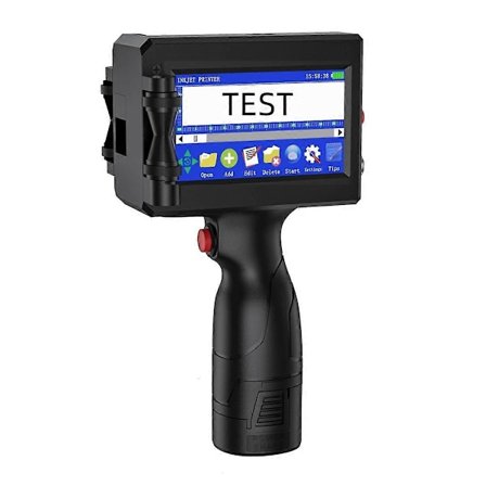 Håndholdt blekkskriver, for QRCode strekkodeproduksjon EU-plugg
