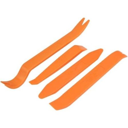 Interiør Bil Instrumentbræt Dørpanel Fjerner, Anti-ridse Design Fleksible Brækjern, Støbeliste Klips Trim Åben Plastik Værktøjssæt Kit, Professionel 