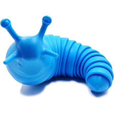 Lekeledd ledddyr leke blå, leke, jumbo snegler vennlige ledd snegle stressavlastning sensoriske leker fingertuppleker for barn voksne gave