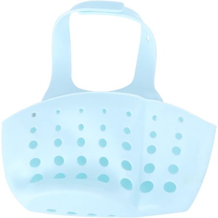 2-delt hængende kurv køkkenvask svampeholder afløb svampeorganisator køkken si vask hylde pose badeværelsesgadget