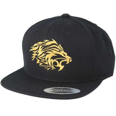 Lions - Svart snapback Keps - Tribal Logo Black/Gold Snapback @ Hatstore