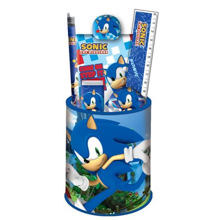Sonic the Hedgehog Stationery Set – 7 delar