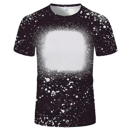 Printed kortärmade T-shirt med rund hals B 3XL