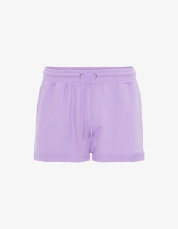 Women Organic Sweatshorts - Soft Lavender M