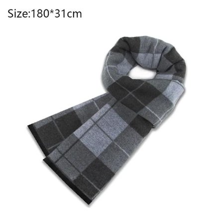 Skjerf Herre Strikket Skjerf Dame Varm Høst Vinter Skjerf, Herreskjerf Basic Klassisk Moderne Elegant Varmt Langt Vinterskjerf(2)