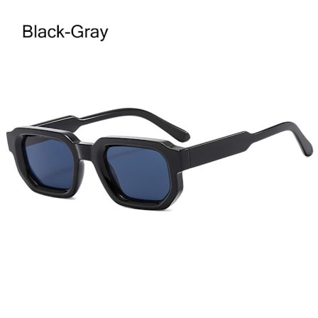 Square Frame Solbriller Shades SVART-GRÅ SVART-GRÅ