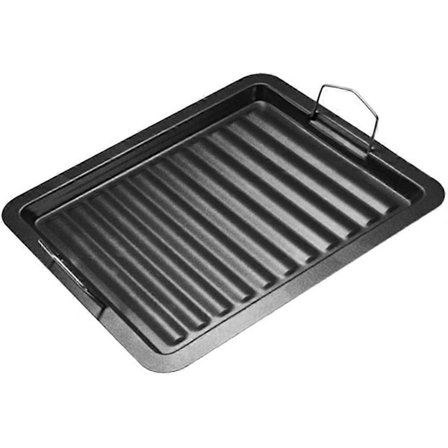 Utendørs Grillpanne Emaljert Grillpanne Non-stick BBQ Panne Multifunksjonell Grillpanne Piknikutstyr