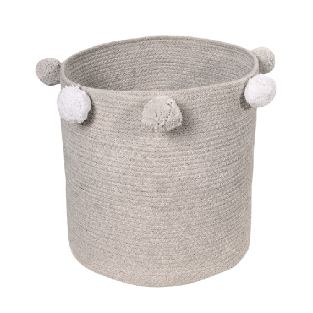 LORENA CANALS Bomullskorg med bollar Förvaring Unisex Flerfärgad