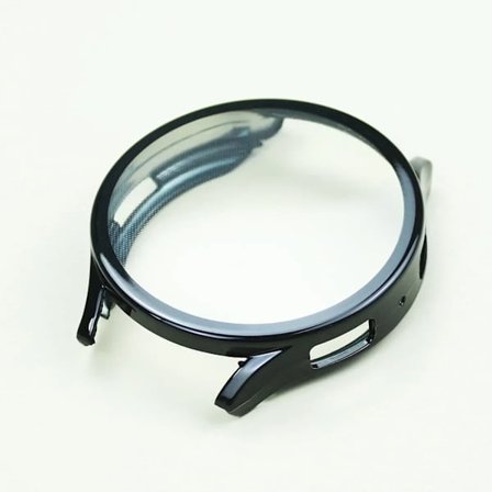 Silikon TPU-fodral för Samsung Galaxy Watch 7/6/5/4 40mm 44mm Fulltäckande skärmskydd Stötfångare för Watch7 44mm 40mm Fodral Svart 03 Galaxy 6 40mm