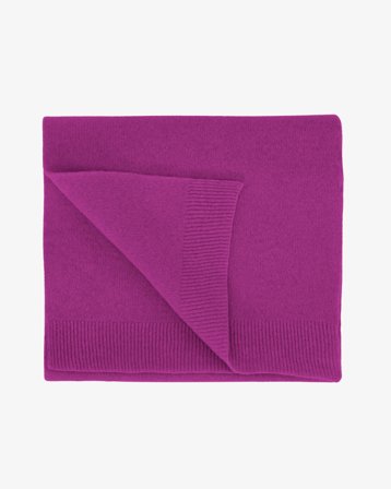 Merino Wool Scarf - Magenta Blaze