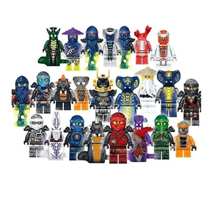 Set Of 24 Pcs Ninjago Mini Building Blocks Toys