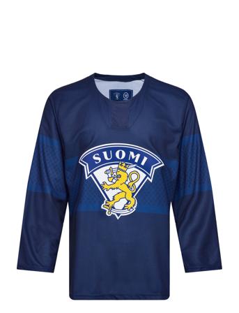 Leijonat Fan Jersey, Home Sport Men Men Sports Clothes Sport Tops Sport Long Sleeved Tops Navy Finland Ice Hockey