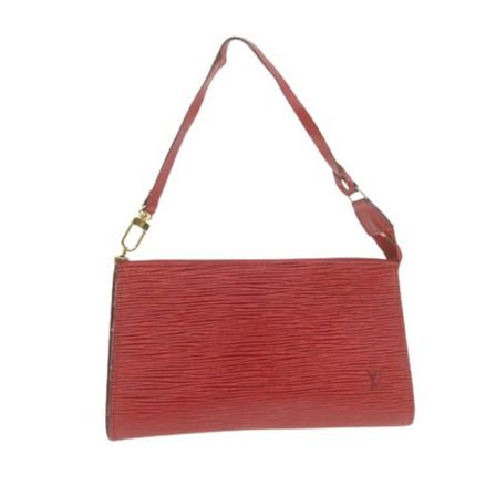 Louis Vuitton Vintage, Pre-owned Leather Lexington Pochette Bag Rood, Dames, Maat:ONE Size