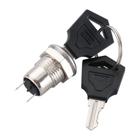 Nøgleafbryder Tastelåsafbryder Monteringshul Størrelse 11mm