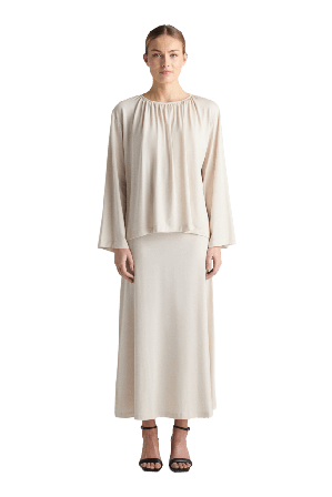 Residus Ciri Top - Oyster T-shirts & toppar Dam Beige M