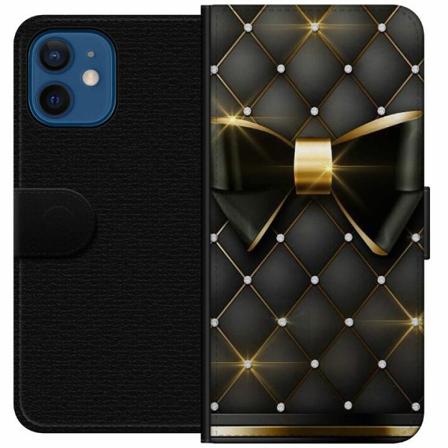 Apple Iphone 12 Mini Plånboksfodral Gyllene Rosett