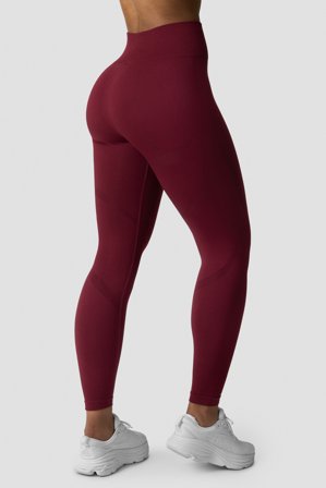 ICANIWILL - Divine Seamless Tights Wmn Burgundy - Träningstights - Dam - Träningskläder från ICIW