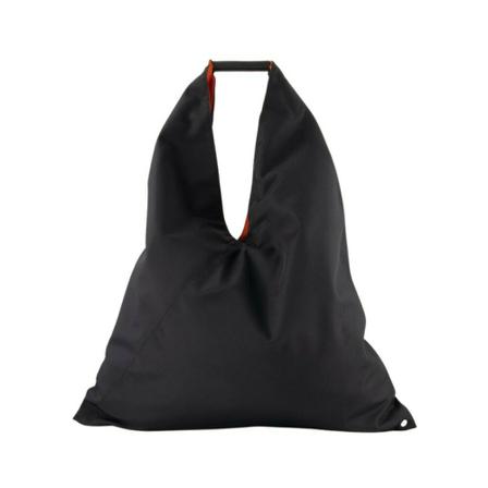 MM6 Maison Margiela, Clic Japanese Bag in Czarny Leather Czarny, Kobieta, Rozmiar: ONE Size