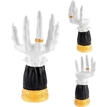 Halloween Ljusstake Ghost Witch Handformad Ljusstake