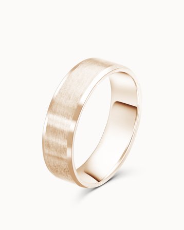 Smooth Ring Afor Her voor heren 18K roségoud - verlovingsringen en Trouwringen van Vanbruun