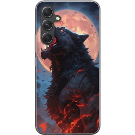 Mobilskal till Samsung Galaxy S24+ med Ylande varg