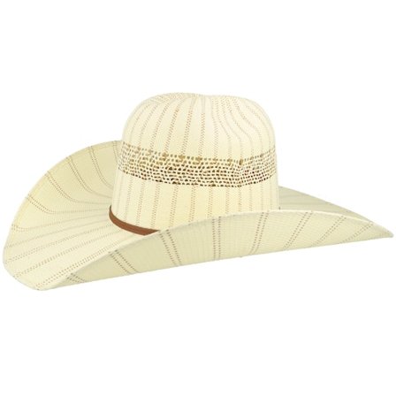 Bailey - Beis western Sombrero - Goltry Ivory/Brown Straw Hat @ Hatstore