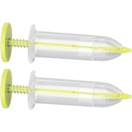 Mini Frøsåmaskine, 2 stk Håndholdte Forskellige Anvendelser Justerbar (Gul)